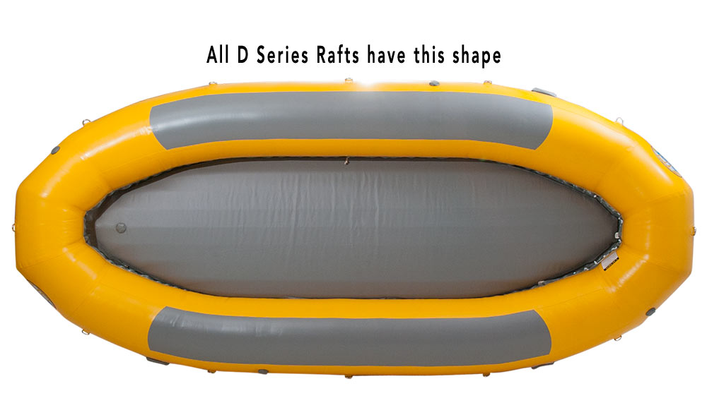 AIRE D Series Rafts all have this shape